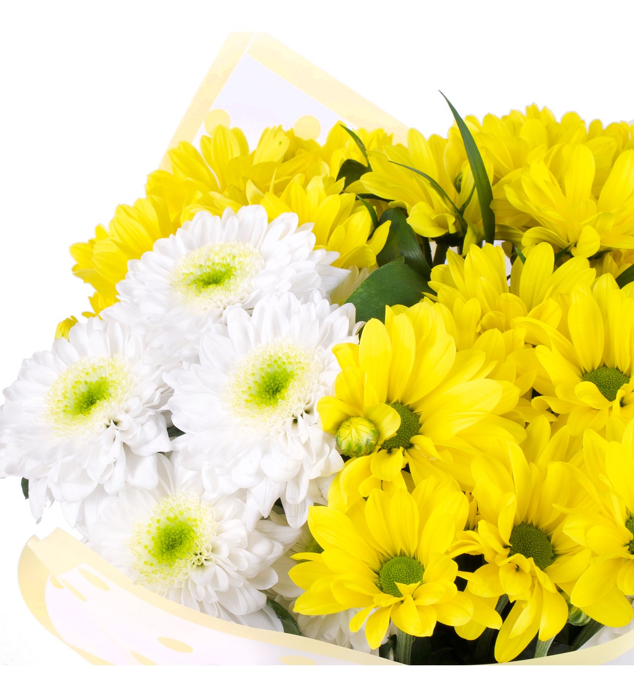 Beyaz & Sarı Papatya Buketi