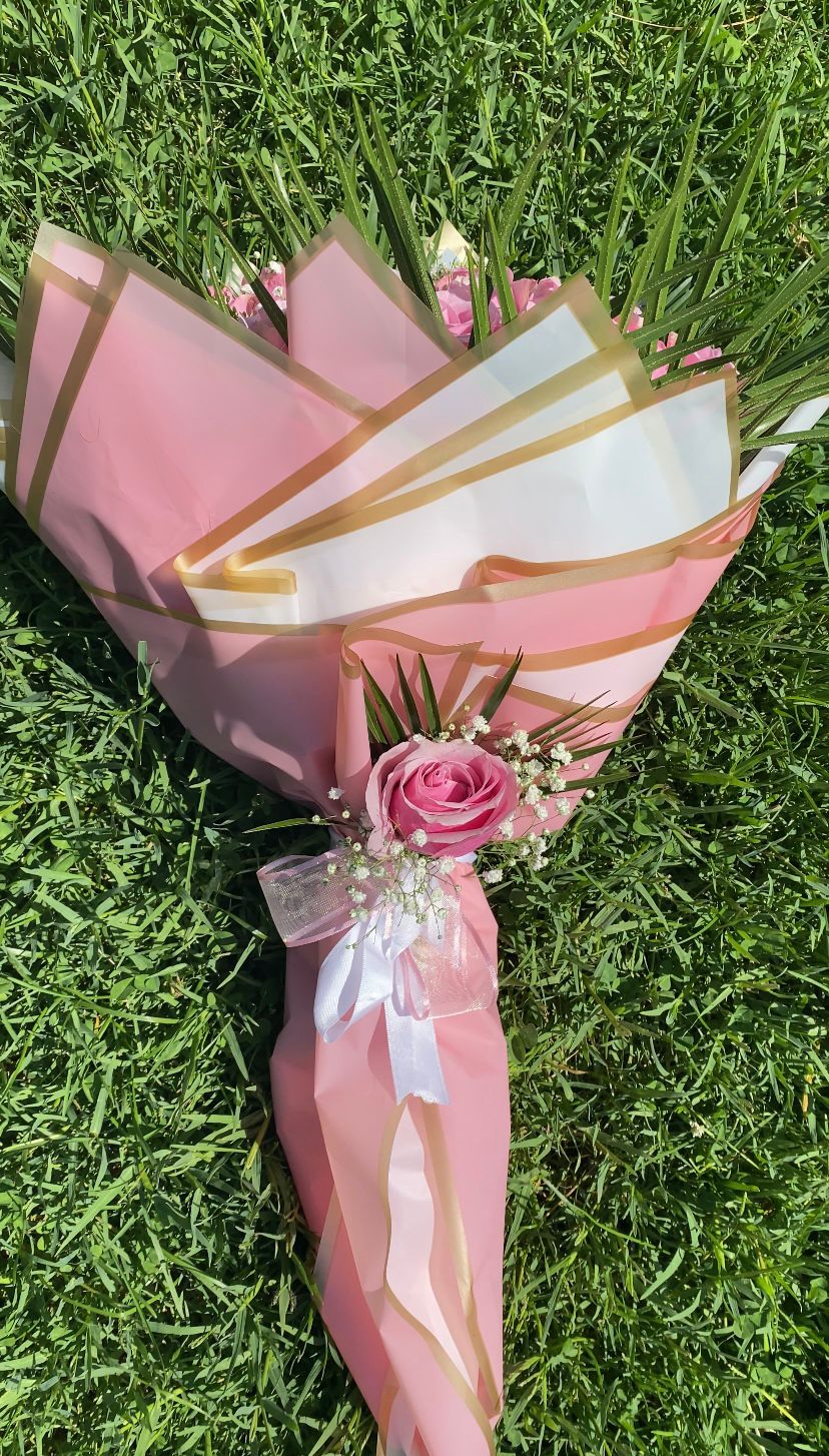 Pembe 30 Gül Buketi